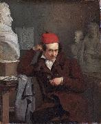 Charles Van Beveren Portrait of Louis Royer oil